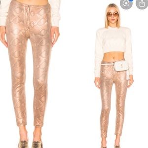 Mother high waisted Looker pant (snakeskin)